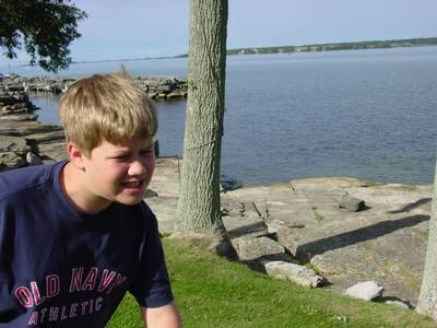 Granma and Granpa 2003 At the River 009
